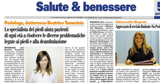 2° intervista sul quotidiano “7 giorni Rho”